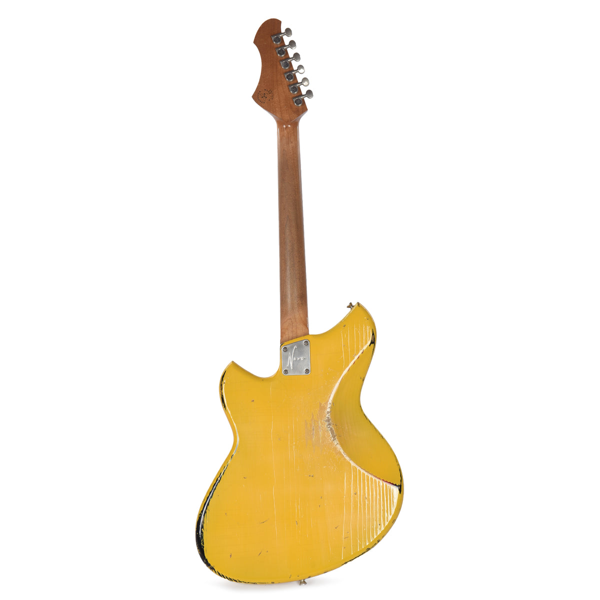 Novo Dealer Limited Nucleus Serus J Vandalism Yellow Over '64 3-Tone Burst Medium Distress Electric Guitars / Solid Body