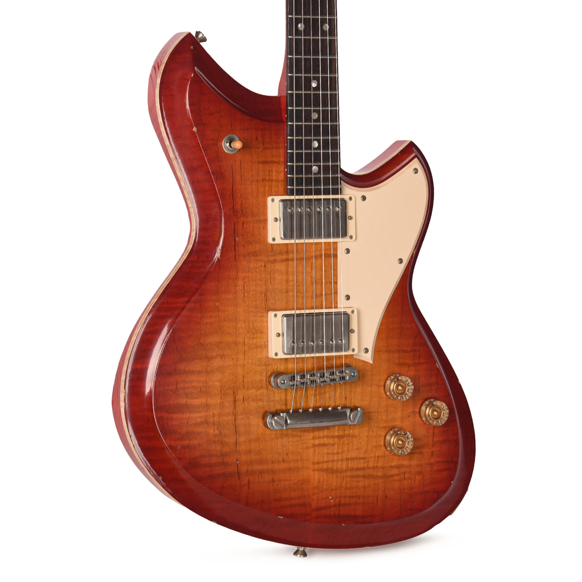Novo Dealer Limited Serus Chambered H2 Faded Cherry Burst Light Distress w/Lollar Low-Wind Imperials Electric Guitars / Solid Body