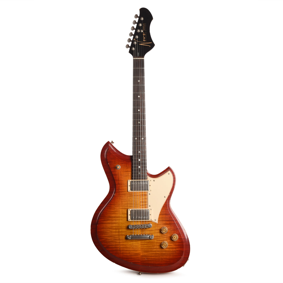 Novo Dealer Limited Serus Chambered H2 Faded Cherry Burst Light Distress w/Lollar Low-Wind Imperials Electric Guitars / Solid Body