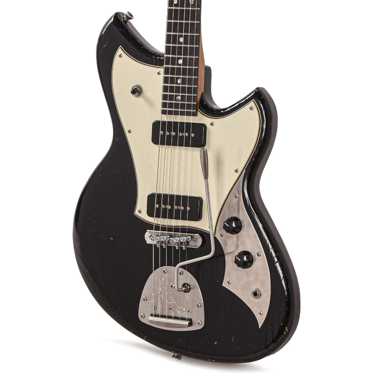 Novo Serus J Bull Black Light Distress w/Fralin P-90 Pickups Electric Guitars / Solid Body