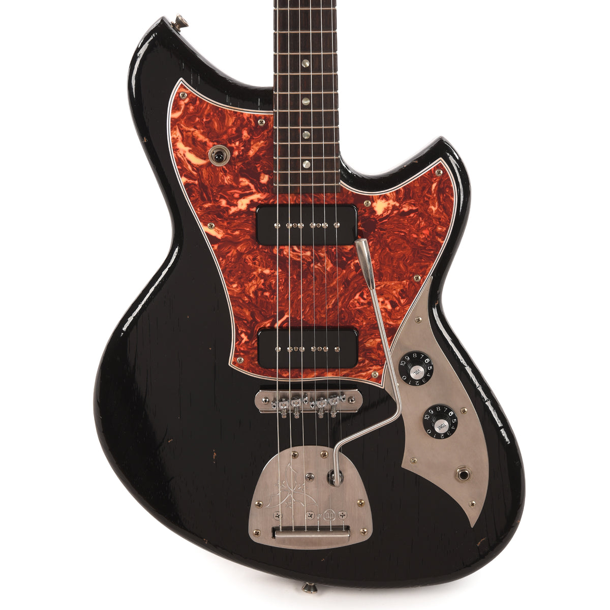 Novo Serus J Bull Black Light Distress w/Fralin P-90 Pickups Electric Guitars / Solid Body