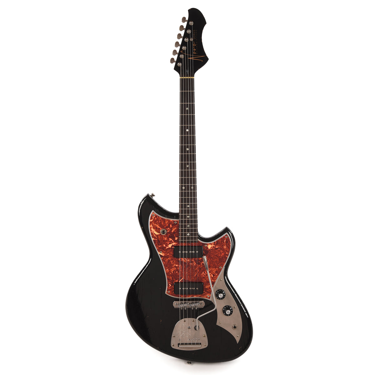 Novo Serus J Bull Black Light Distress w/Fralin P-90 Pickups Electric Guitars / Solid Body