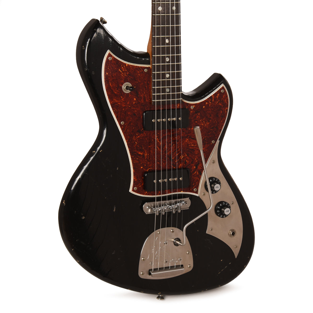Novo Serus J Bull Black Light Distress w/Fralin P-90 Pickups Electric Guitars / Solid Body