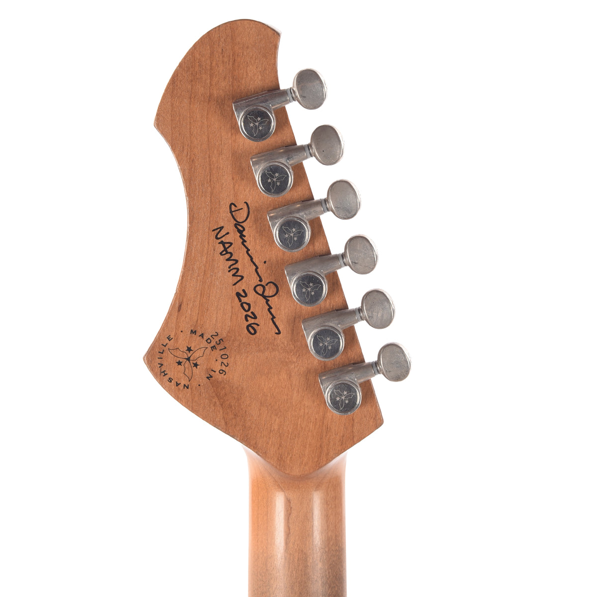 Novo Serus JHH Toasted Marshmallow Light Distress w/Lollartron Pickups (Displayed at NAMM 2026, Signed by Dennis Fano) Electric Guitars / Solid Body