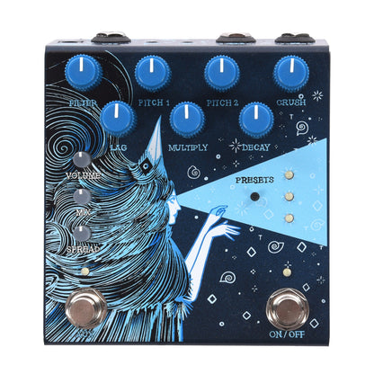 Old Blood Noise Endeavors Dark Star v3 Stereo Soundscape Reverb Pedal Blue Effect Pedals