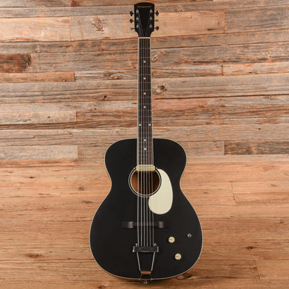 Orangewood Juniper II Baritone Black Live Rubber Bridge Acoustic-Electric Guitar Acoustic Guitars / Baritone