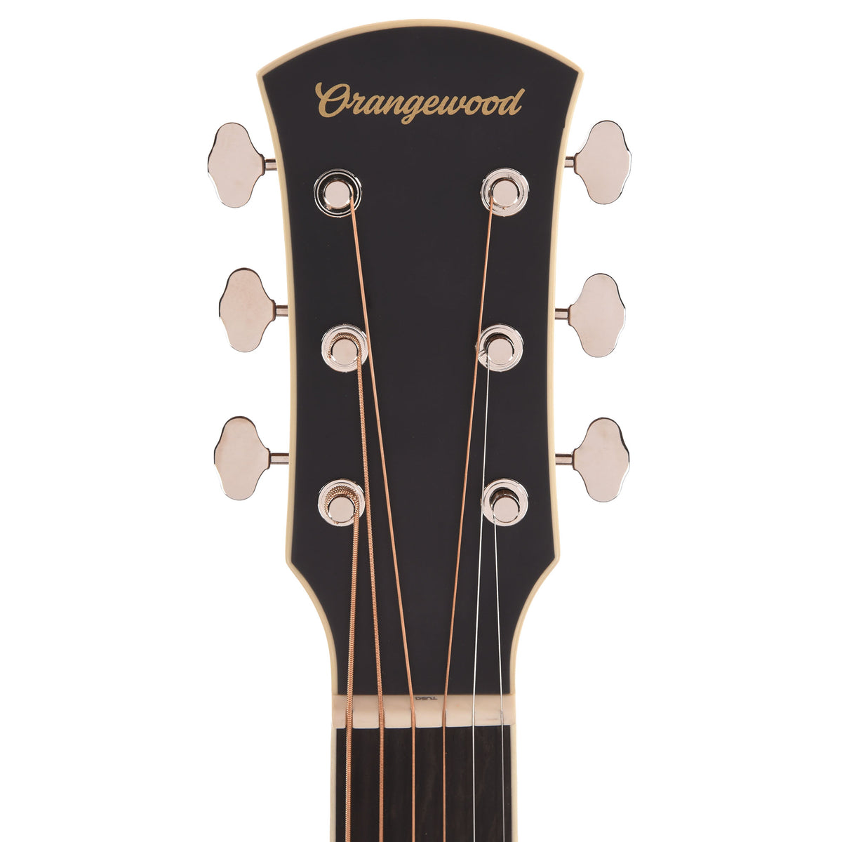 Orangewood Ava Jr Live Mini Grand Concert Acoustic-Electric Guitar Black Satin w/ LR Baggs Anthem Acoustic Guitars