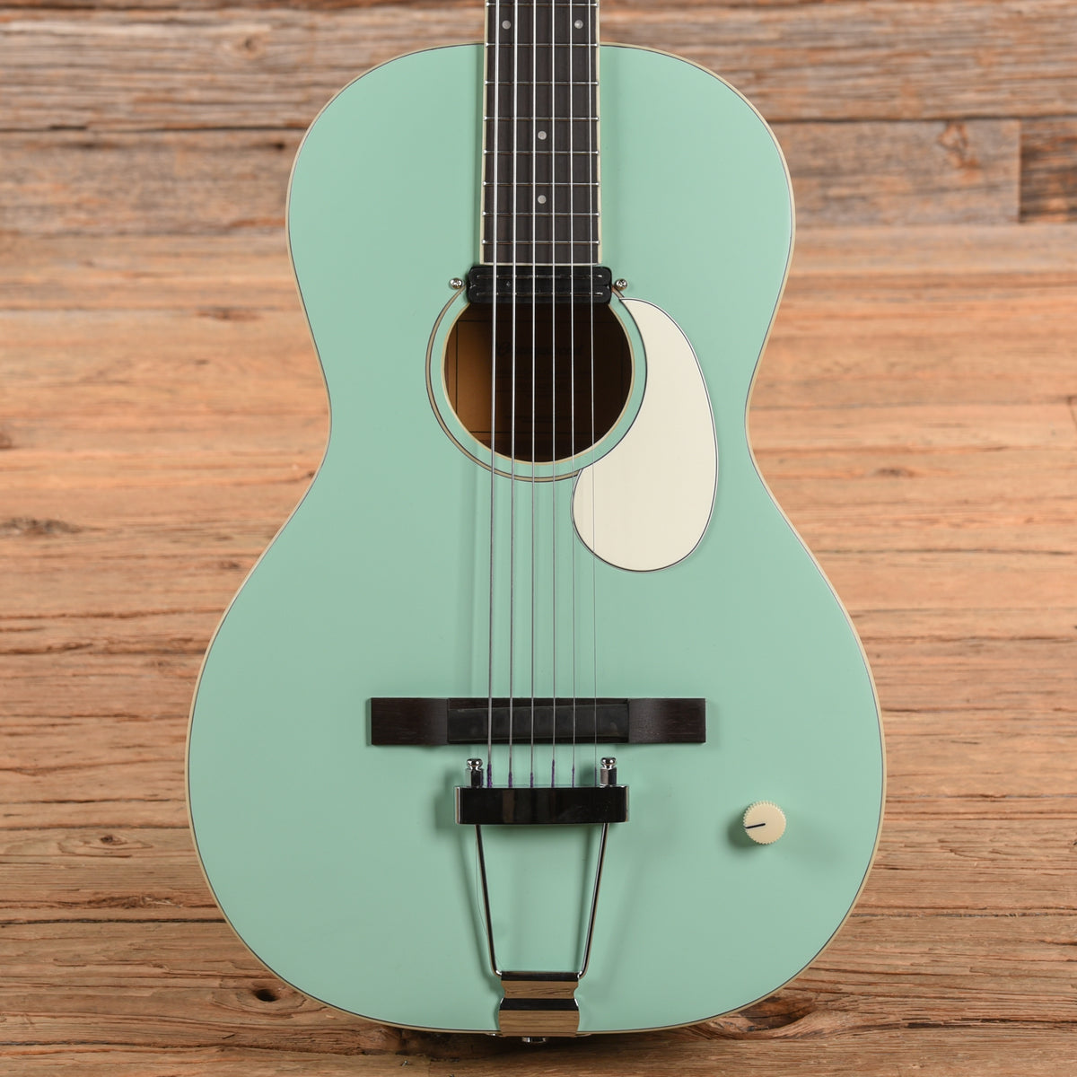 Orangewood Juniper Surf Green Live Rubber Bridge Parlor Acoustic Guitar Acoustic Guitars / Parlor