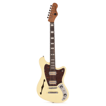 Orangewood Del Sol Standard Chambered Offset Electric Guitar Vanilla Cream Electric Guitars / Solid Body