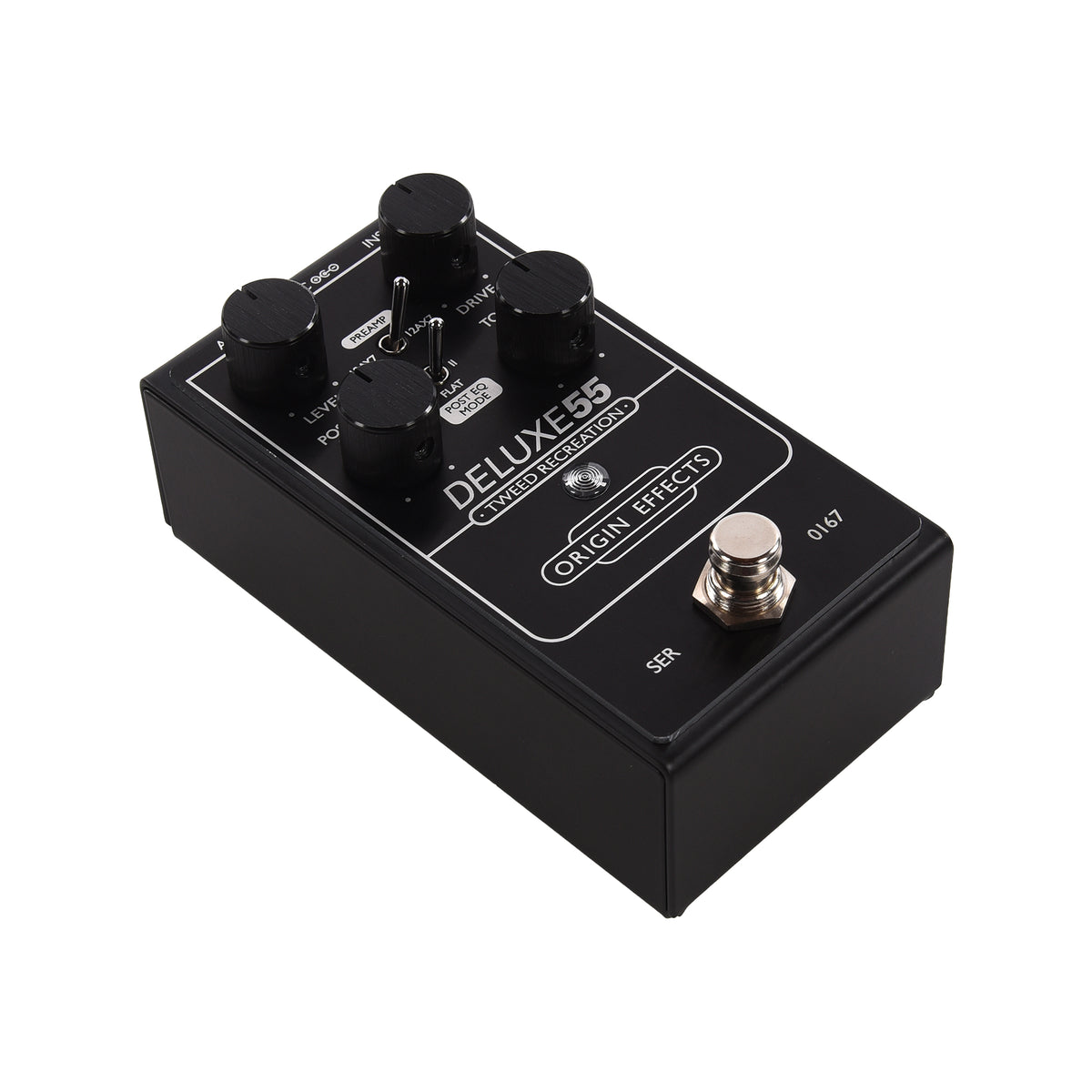 Origin Effects Special Black Edition Deluxe55 Tweed Recreation Overdrive Pedal Effects and Pedals / Overdrive and Boost