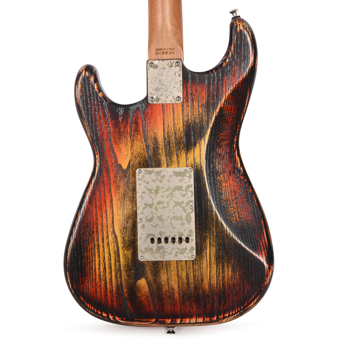 Paoletti Alfa Lounge Aged Chestnut Heavy Black Inferno Electric Guitars / Semi-Hollow