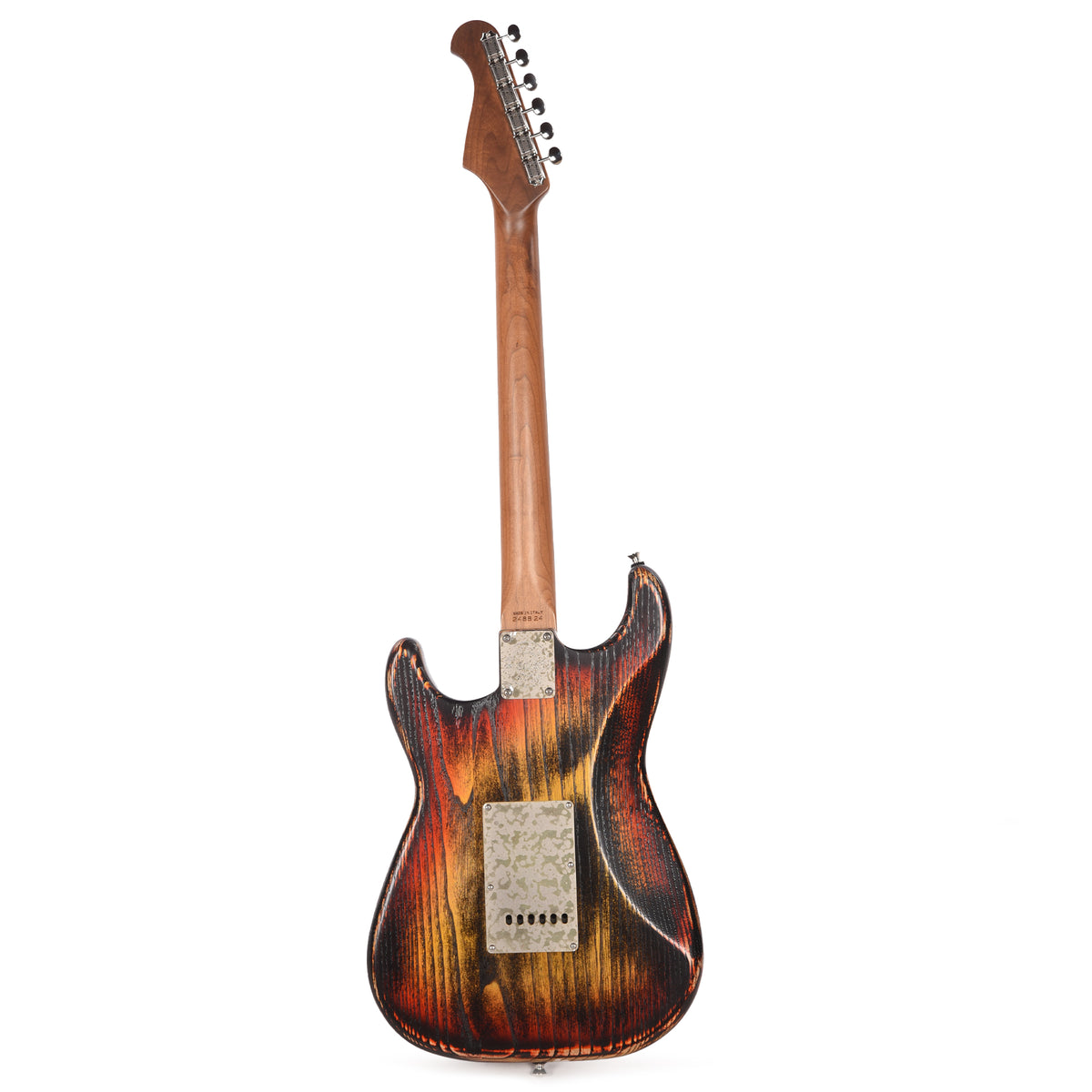 Paoletti Alfa Lounge Aged Chestnut Heavy Black Inferno Electric Guitars / Semi-Hollow