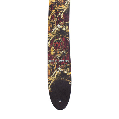 Perri's Slayer Hell Awaits Leather Guitar Strap Straps