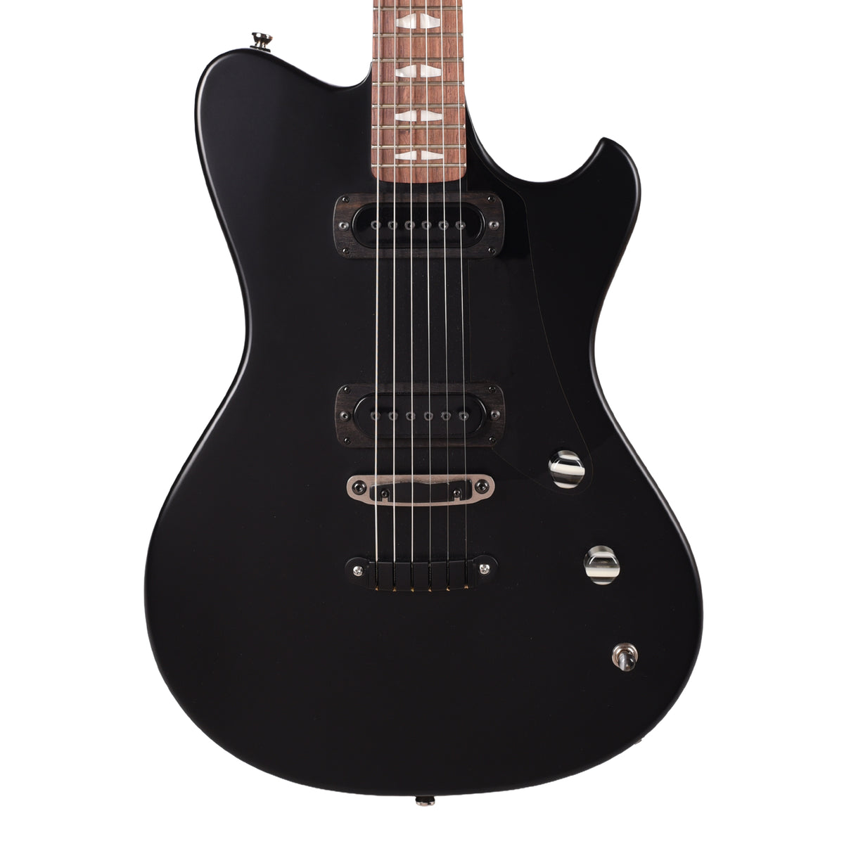 Powers Electric A-Type Satin Black Hard Tail w/PF42 Pickups Electric Guitars