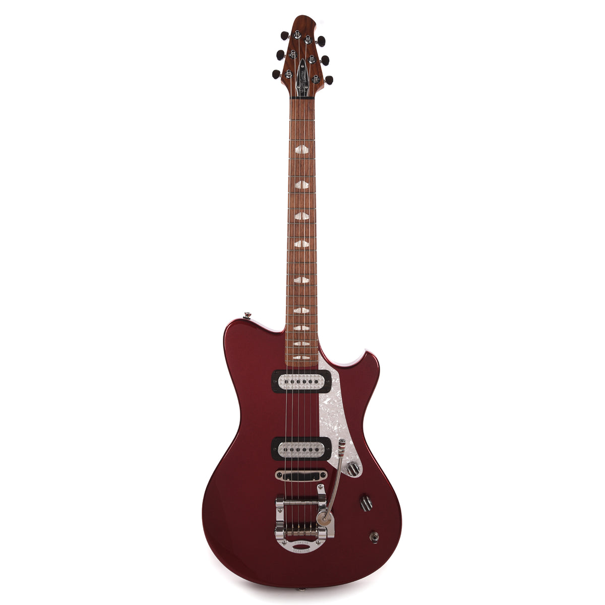 Powers Electric A-Type Cranberry Metallic w/FF42 Pickups Electric Guitars / Solid Body