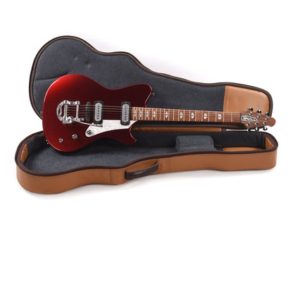 Powers Electric A-Type Cranberry Metallic w/FF42 Pickups Electric Guitars / Solid Body
