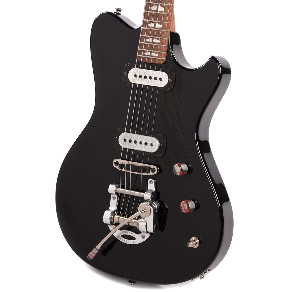 Powers Electric A-Type Jet Black w/FF42 Pickups Electric Guitars / Solid Body