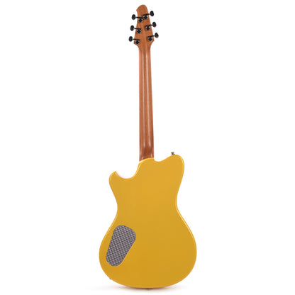 Powers Electric A-Type Saffron Yellow Metallic Hard Tail w/PF42 Pickups Electric Guitars / Solid Body