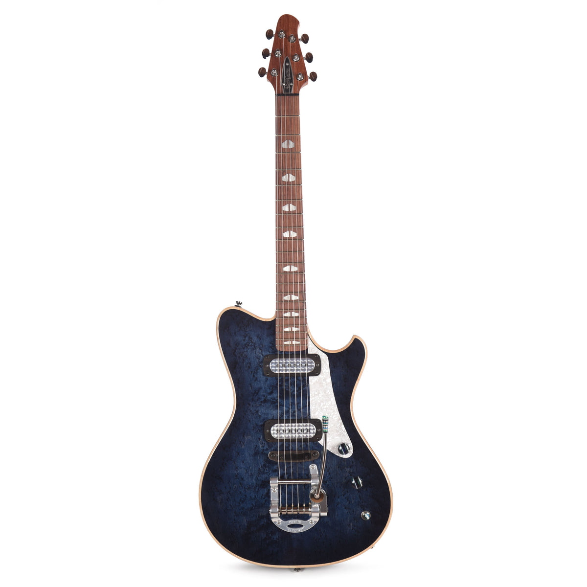 Powers Electric A-Type Select Birdseye Maple Twilight Blue w/FF42 Pickups Electric Guitars / Solid Body