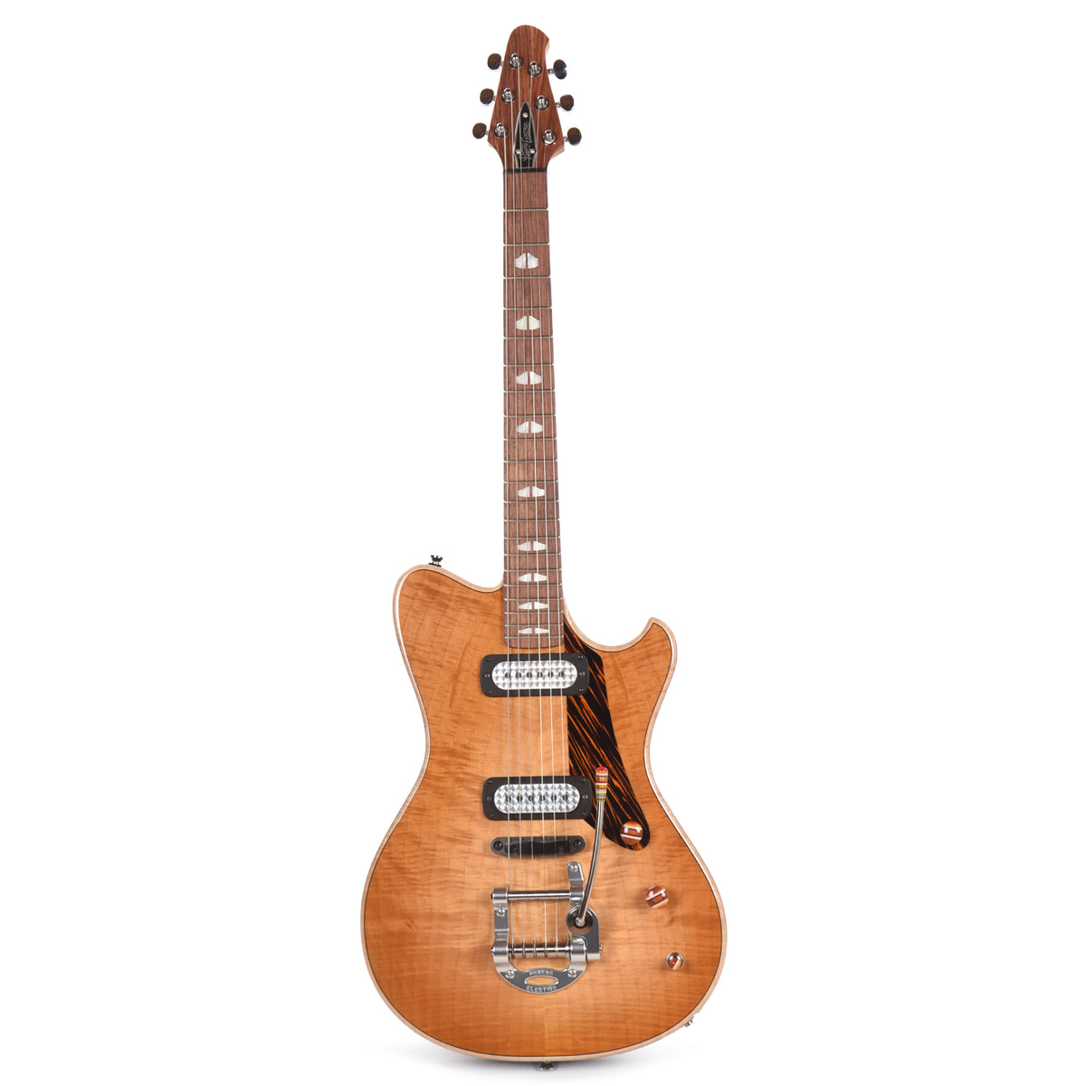 Powers Electric A-Type Select Flame Light Wild Honey Burst w/FF42 Pickups Electric Guitars / Solid Body