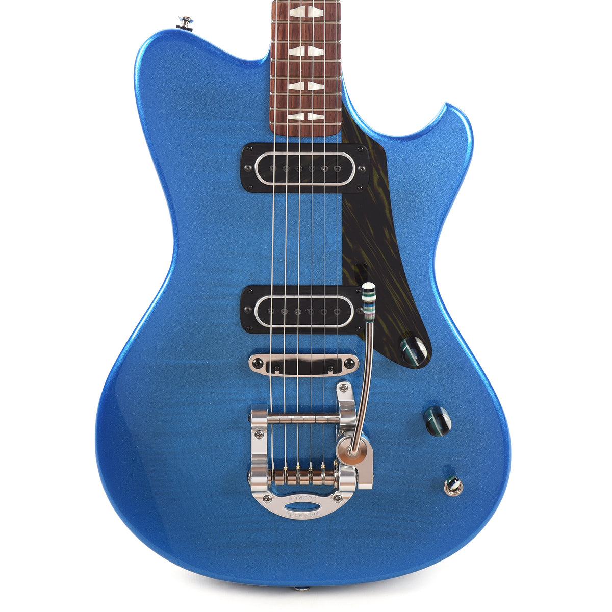 Powers Electric A-Type Select Trans Cruise Night Blue Ghost Flame w/PF42 Pickups Electric Guitars / Solid Body