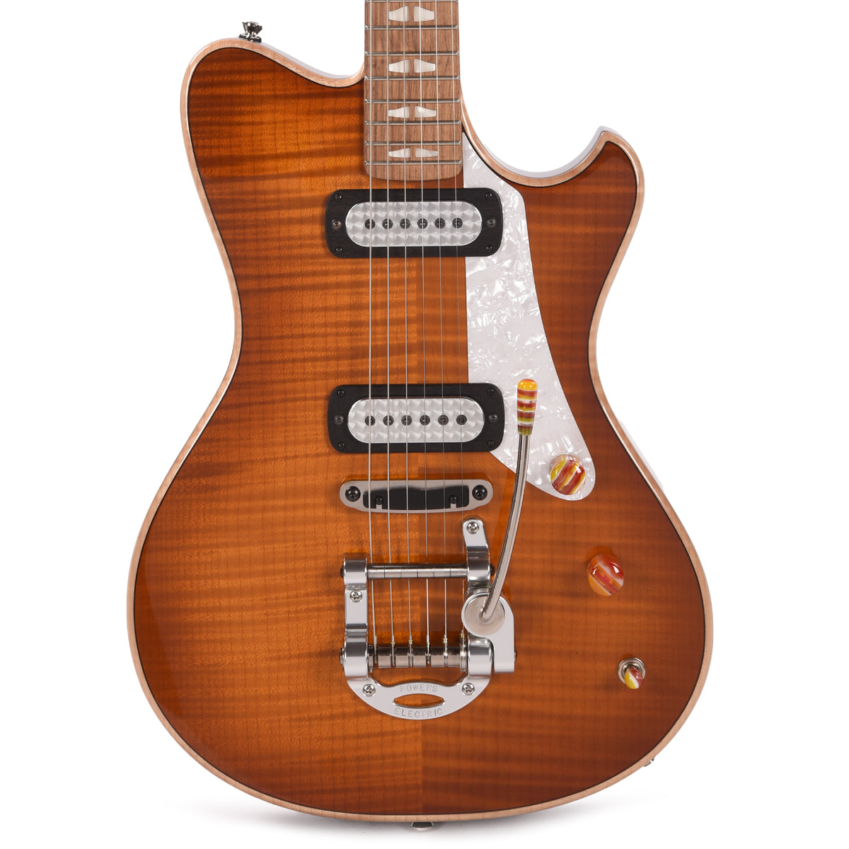 Powers Electric A-Type Select Sweet Tea Orange CamTail w/FF42 Pickups
