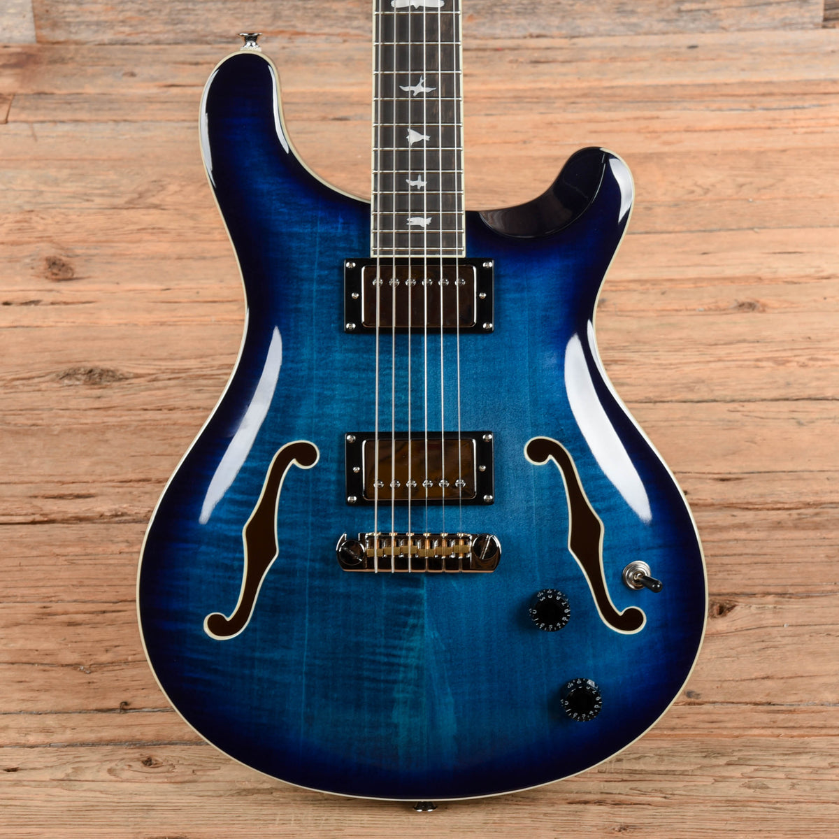 PRS SE Hollowbody II Faded Blue Electric Guitars / Hollow Body