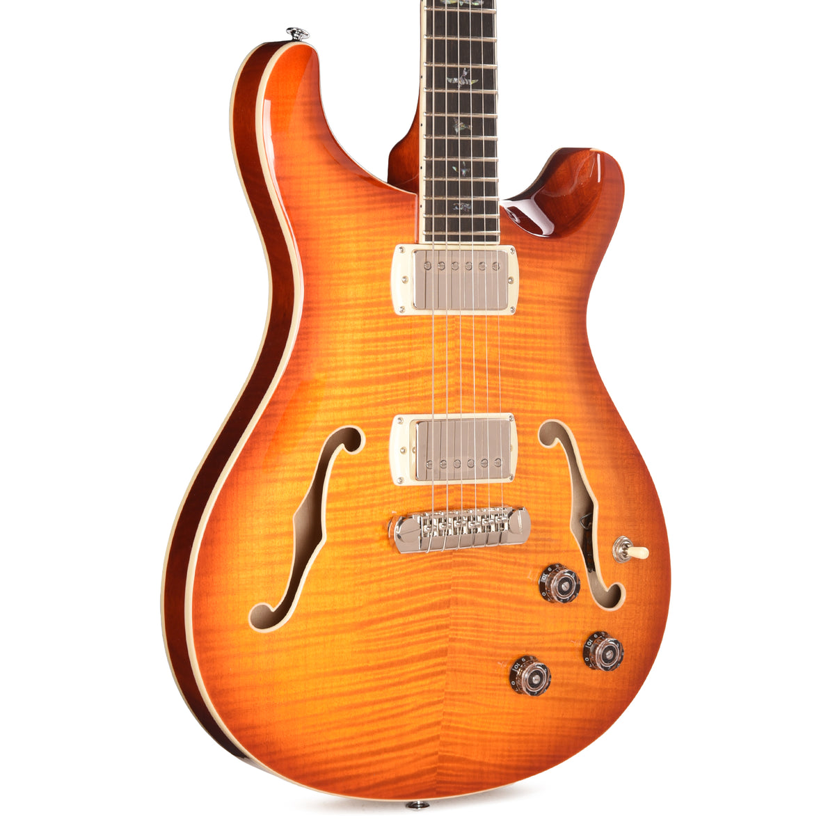 PRS SE Hollowbody II Piezo Vintage Sunburst Electric Guitars