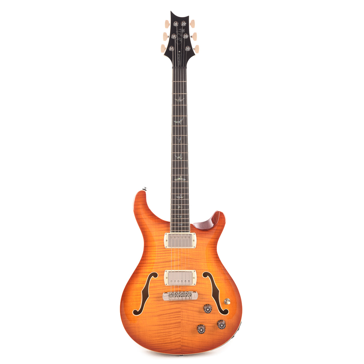 PRS SE Hollowbody II Piezo Vintage Sunburst Electric Guitars