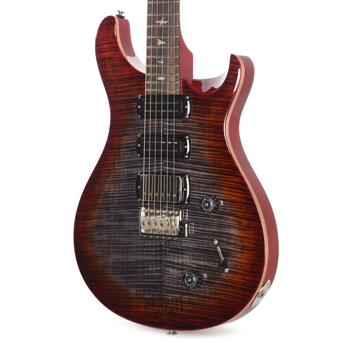 PRS SE Studio Charcoal Cherry Burst Electric Guitars