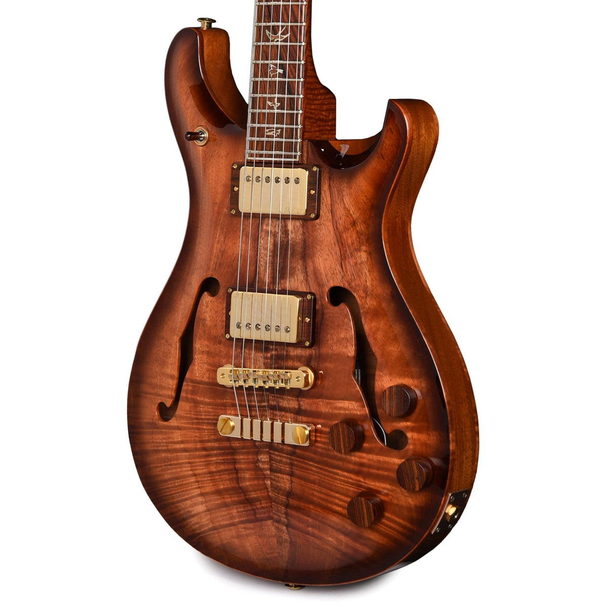 PRS Private Stock #10451 McCarty 594 Hollowbody II Figured Koa Natural Smoked Burst w/Figured Mahogany Neck & Cocobolo Fingerboard Electric Guitars / Semi-Hollow