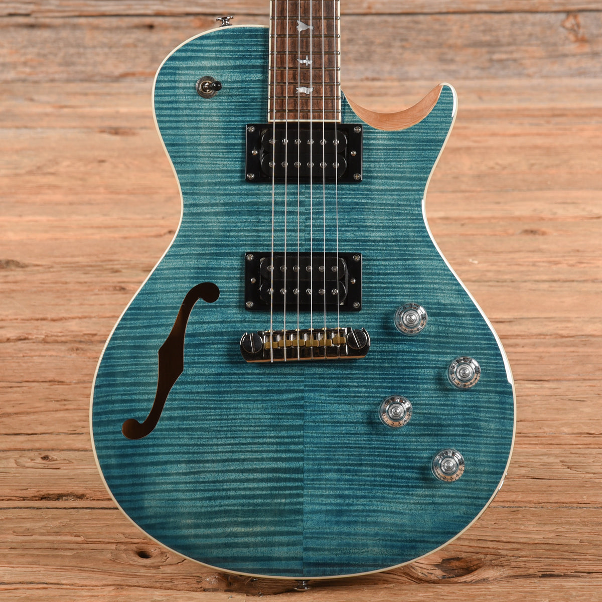 PRS SE Zach Myers Myers Blue Electric Guitars / Semi-Hollow
