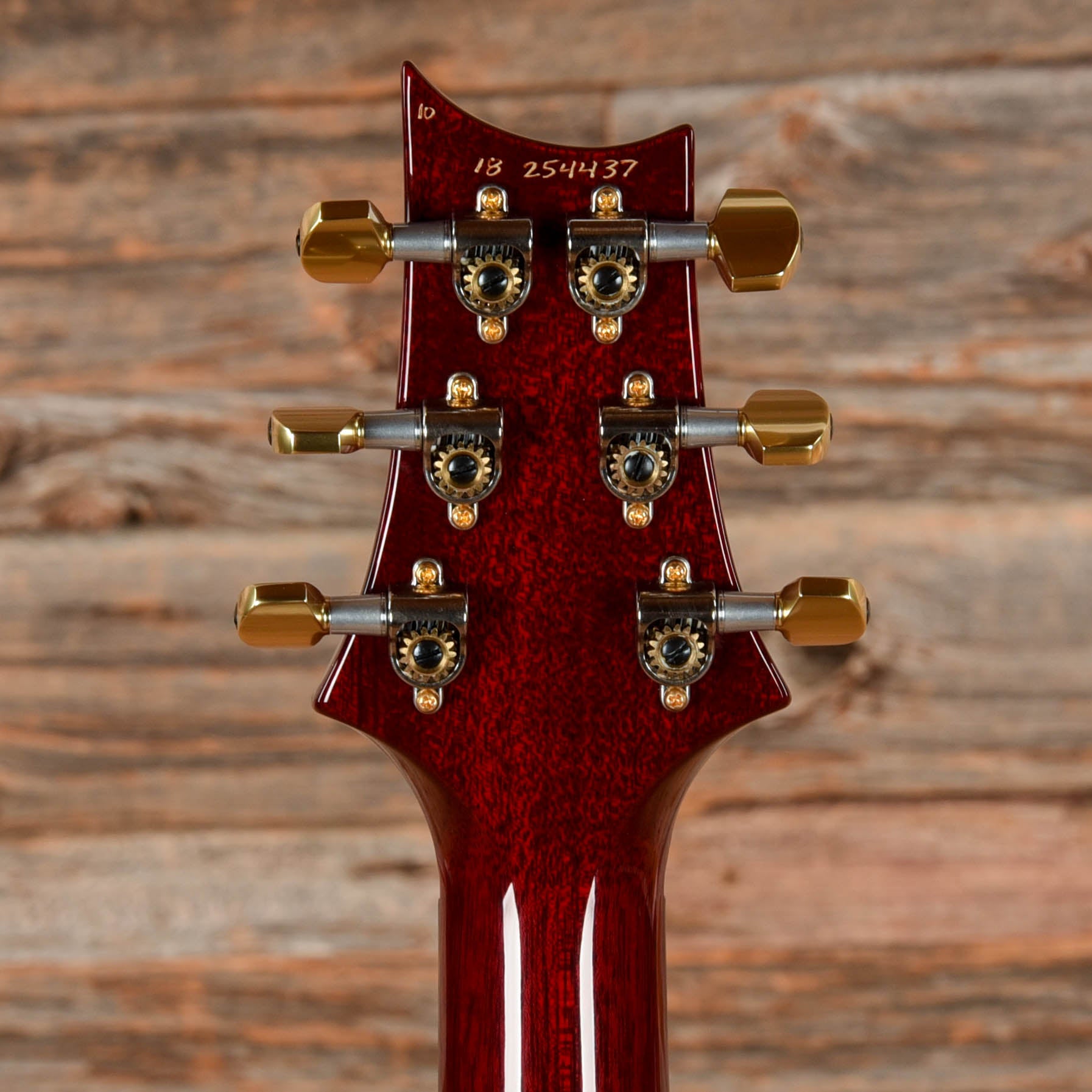 PRS Custom 24 10-Top Cherry Charcoal Burst 2018 LEFTY Electric Guitars / Solid Body