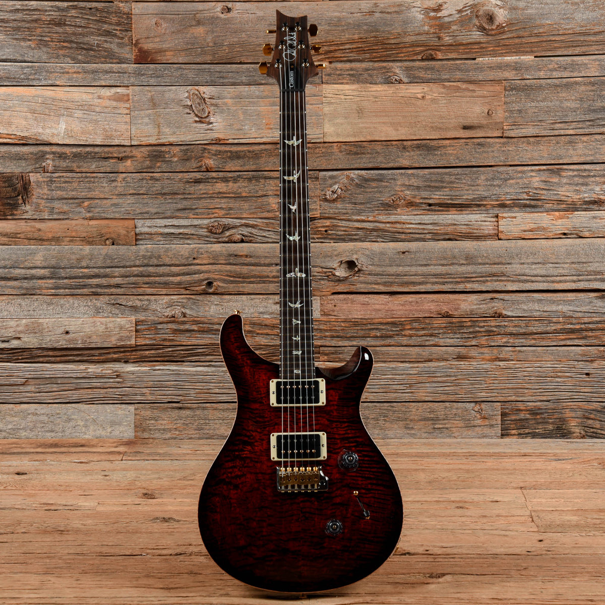 PRS Custom 24 10-Top Fire Red 2022 Electric Guitars / Solid Body