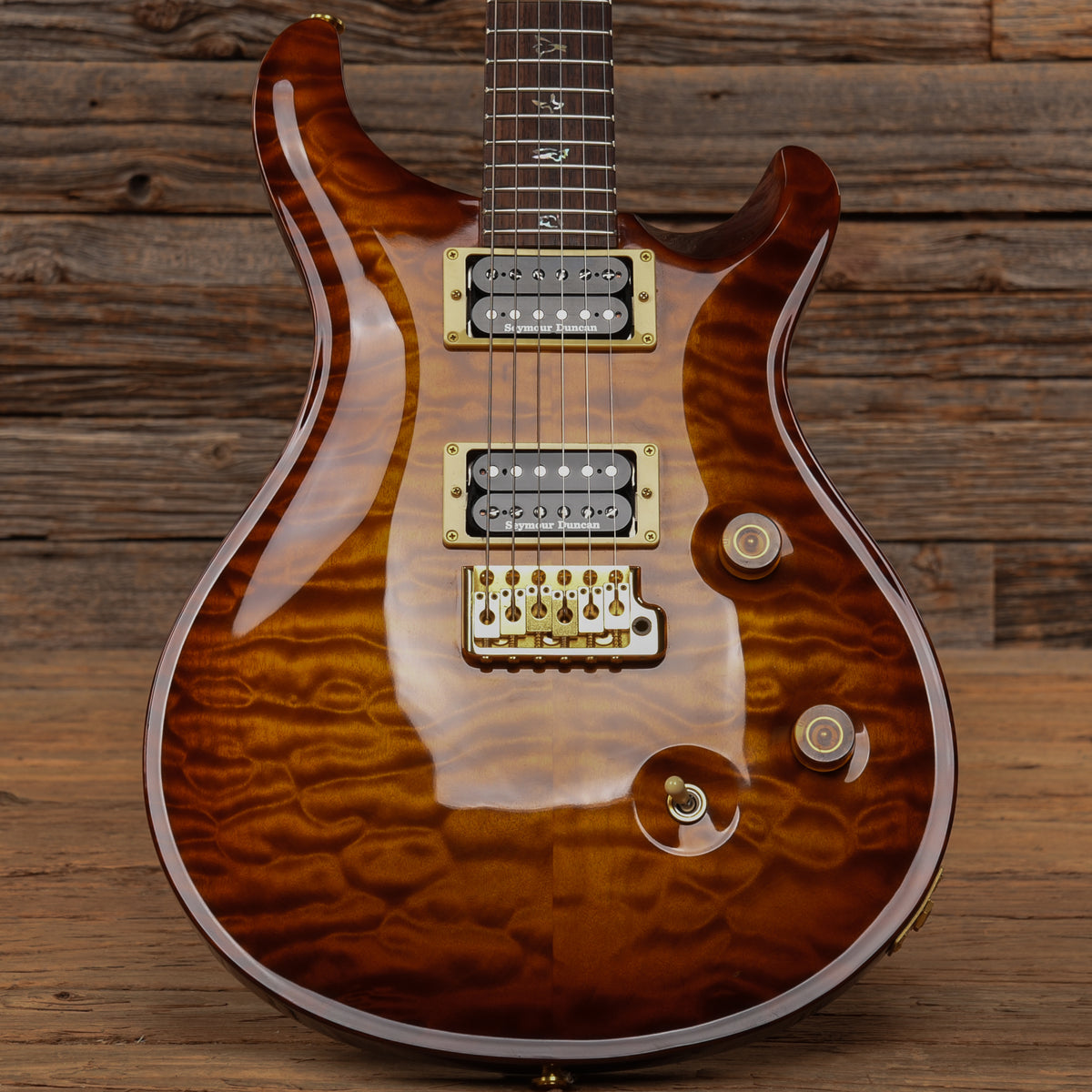 PRS Custom 24 10-Top Orange 2008 Electric Guitars / Solid Body