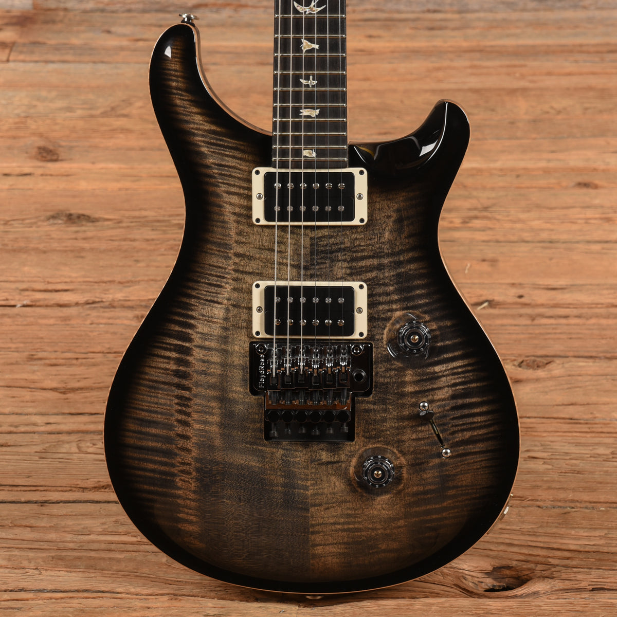 PRS Custom 24 Floyd Rose Charcoal Burst 2014 Electric Guitars / Solid Body