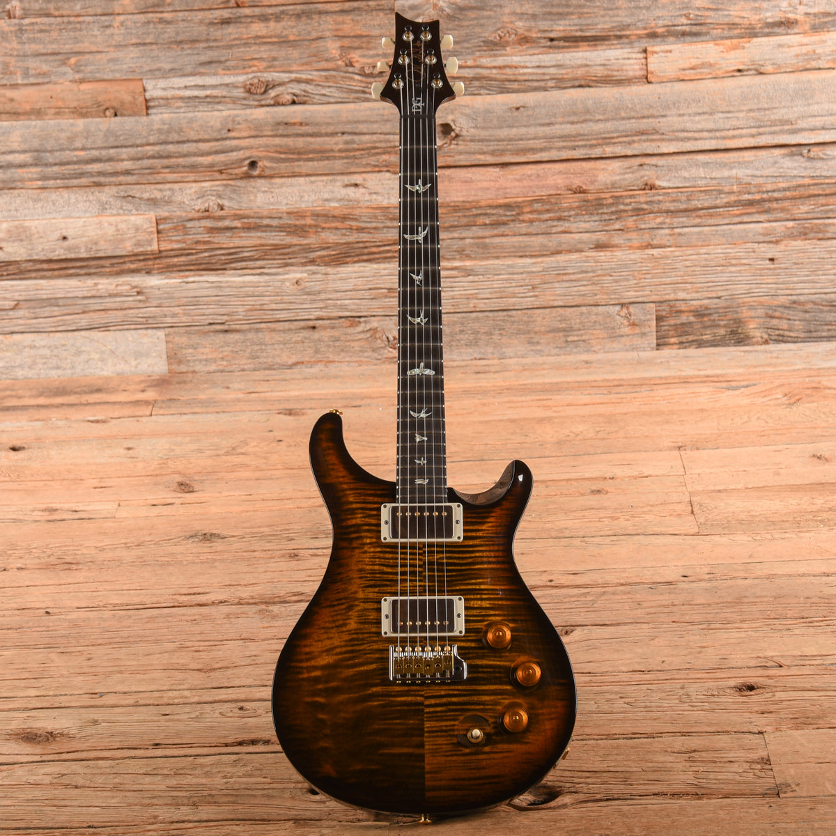 PRS DGT David Grissom Tremolo Signature 10-Top Black Gold Warp Burst 2024 Electric Guitars / Solid Body