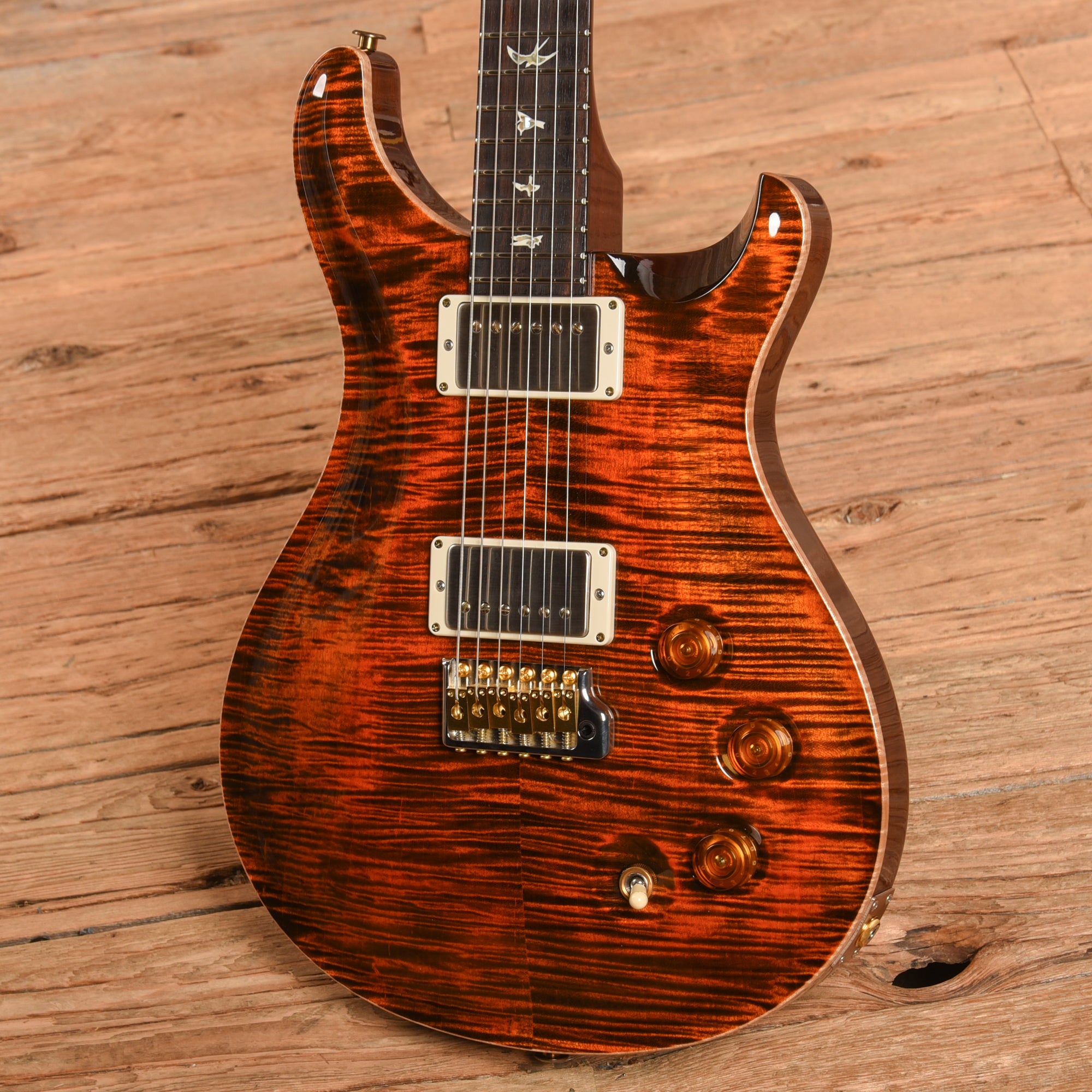 PRS DGT David Grissom Tremolo Signature 10-Top Orange Tiger 2023 Electric Guitars / Solid Body