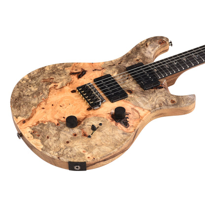 PRS Private Stock #12222 Custom 24 Poplar Burl/Black Limba Natural w/Black Limba Neck Electric Guitars / Solid Body