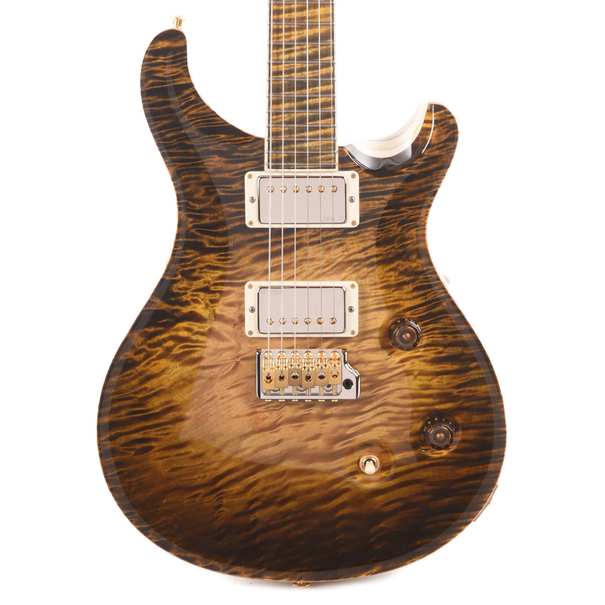 PRS Private Stock #12230 Custom 24 Curly Maple/Swamp Ash Tiger Eye Glow w/Reverse Birds of a Feather Inlays Electric Guitars / Solid Body