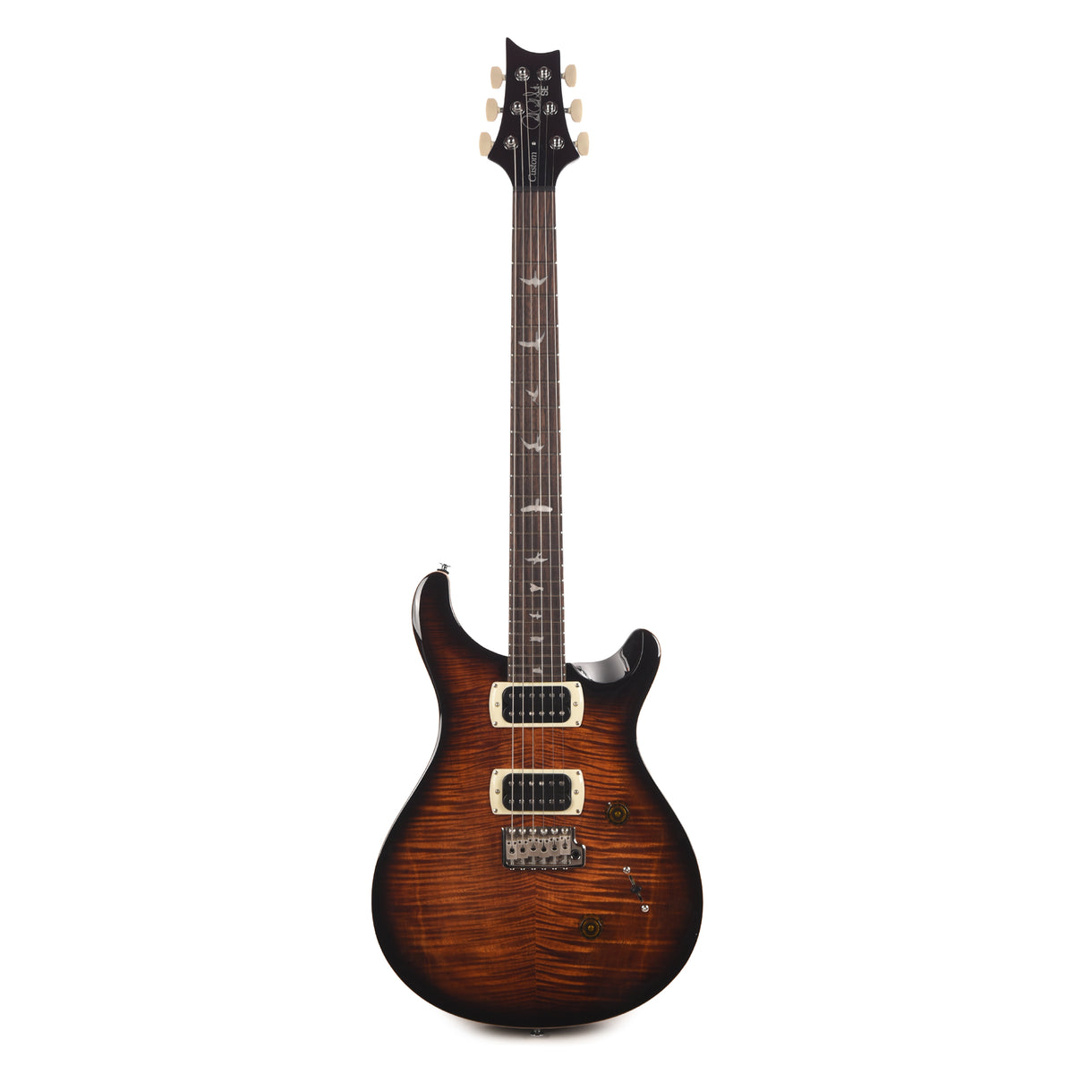 PRS SE Custom 24 Black Gold Sunburst Electric Guitars / Solid Body