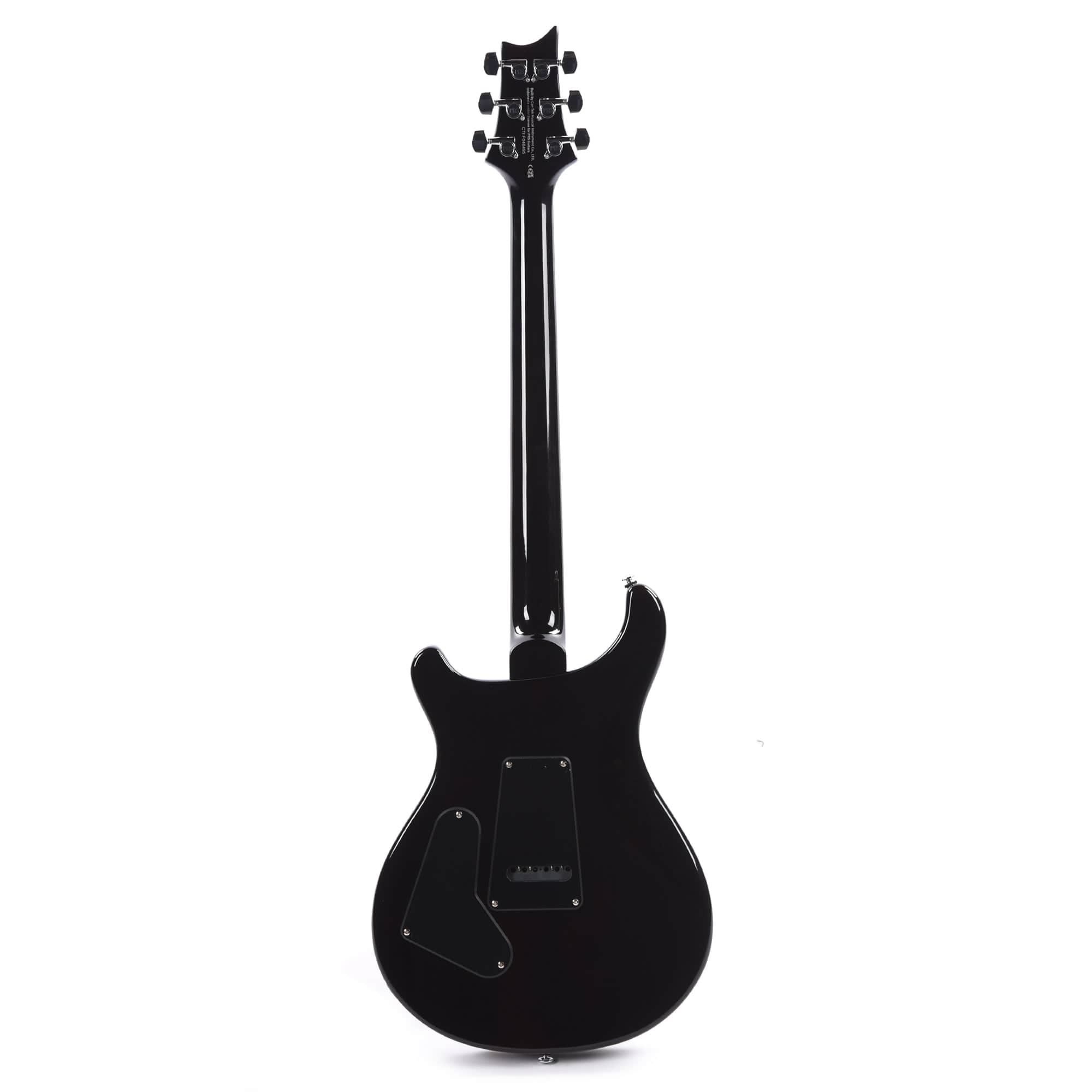 PRS SE Custom 24 Quilt Black Gold Sunburst Electric Guitars / Solid Body