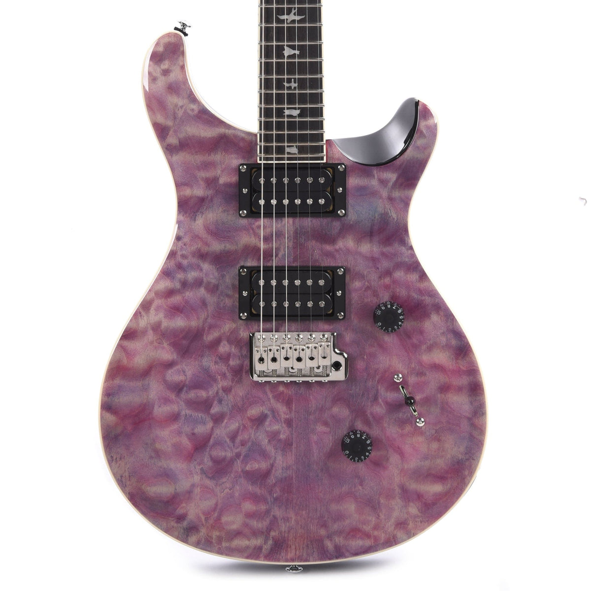 PRS SE Custom 24 Quilt Violet Electric Guitars / Solid Body