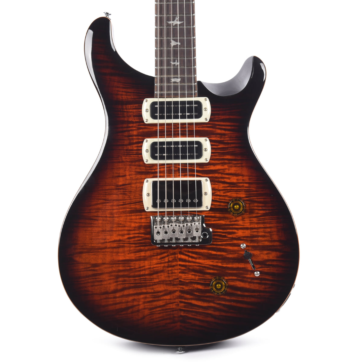 PRS SE Studio Orange Tiger Smokeburst Electric Guitars / Solid Body