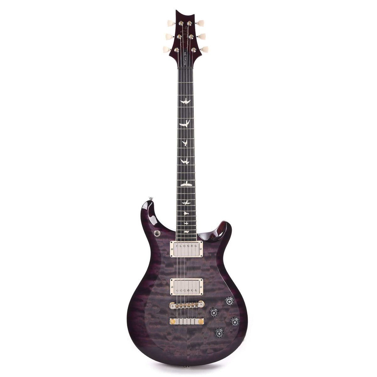 PRS Special Run S2 McCarty 594 Quilt Top Faded Gray Black Purple Burst w/Ebony Fingerboard Electric Guitars / Solid Body