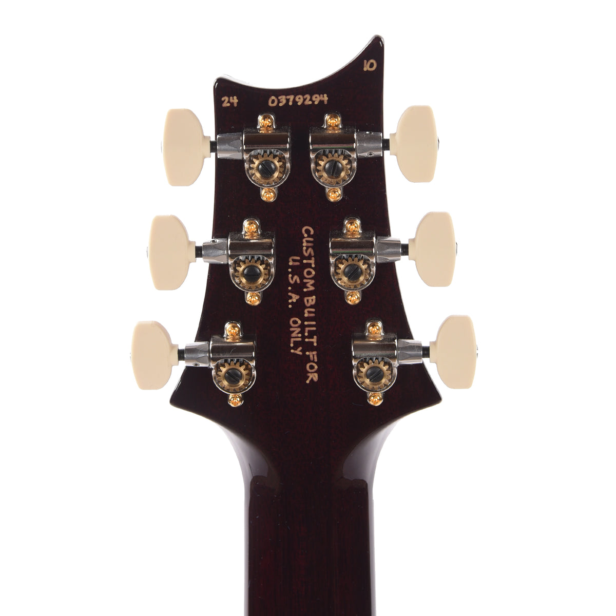 PRS Wood Library Custom 24 Fat Back 10-Top Flame Aquableux Purple Burst w/Brazilian Rosewood Fingerboard Electric Guitars / Solid Body