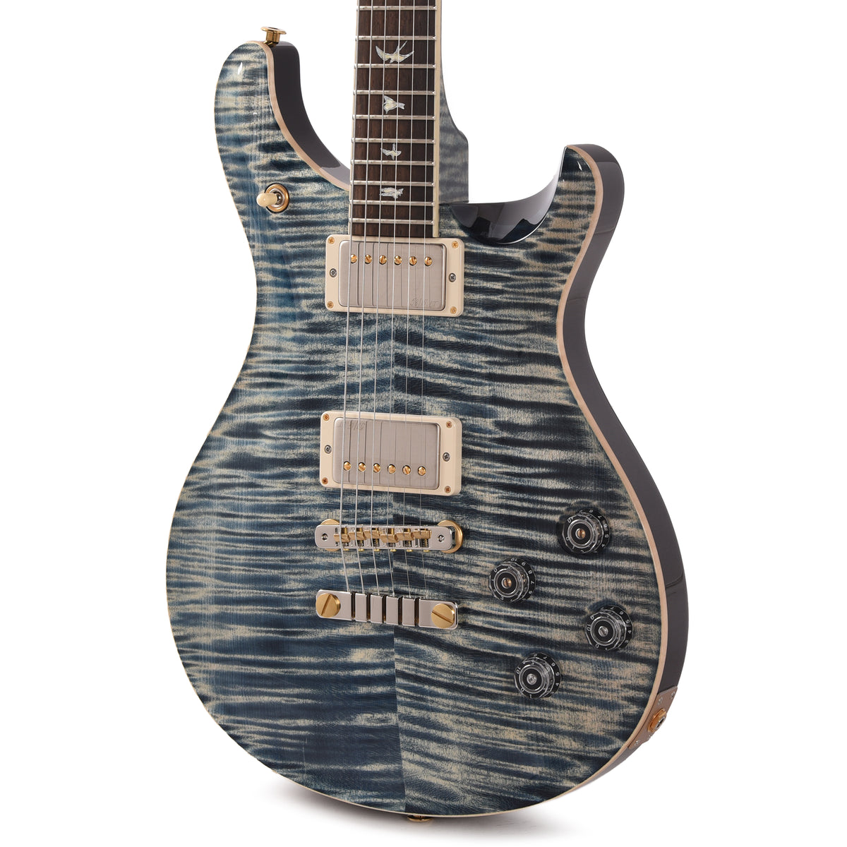 PRS Wood Library McCarty 594 10-Top Flame Faded Whale Blue w/Figured Stained Maple Neck & Brazilian Rosewood Fingerboard Electric Guitars / Solid Body