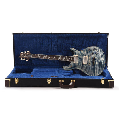 PRS Wood Library McCarty 594 10-Top Flame Faded Whale Blue w/Figured Stained Maple Neck & Brazilian Rosewood Fingerboard Electric Guitars / Solid Body