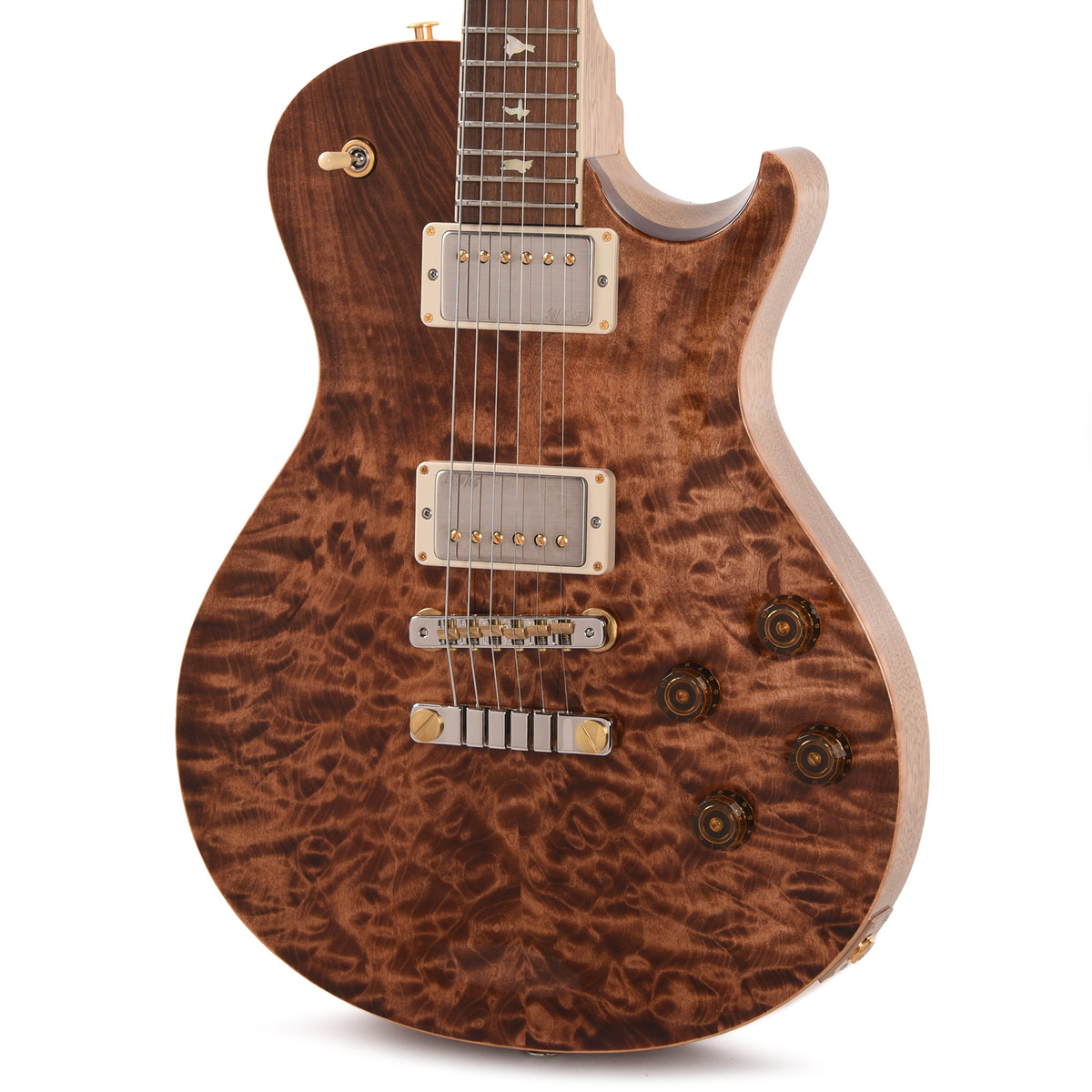 PRS Wood Library McCarty 594 Singlecut 10-Top Quilt Copperhead w/Korina Body/Neck & Brazilian Rosewood Fingerboard Electric Guitars / Solid Body