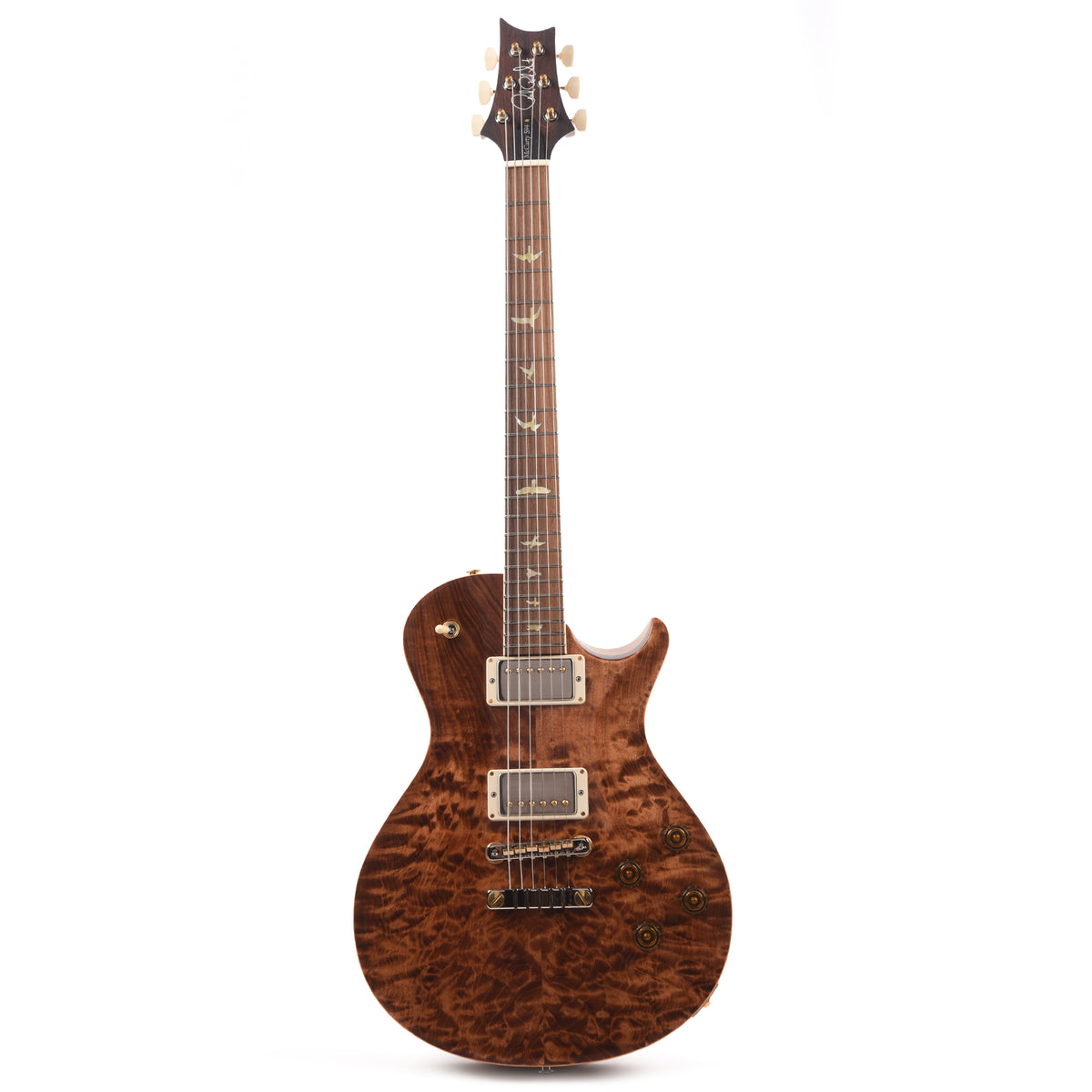 PRS Wood Library McCarty 594 Singlecut 10-Top Quilt Copperhead w/Korina Body/Neck & Brazilian Rosewood Fingerboard Electric Guitars / Solid Body